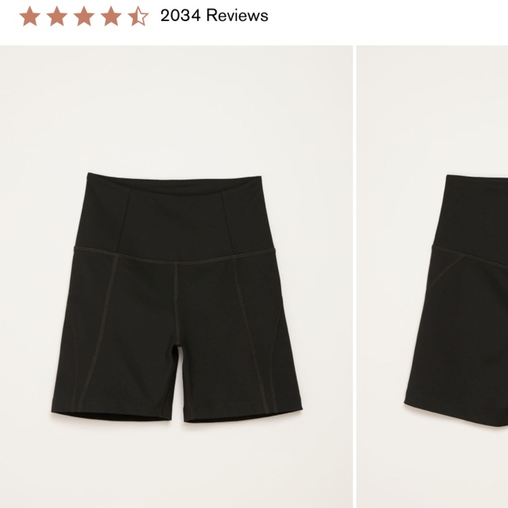 Black High-Rise Run Short